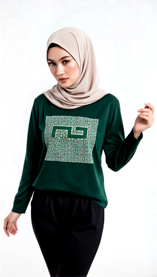 Love Muslimah Top – Verse Long Sleeve