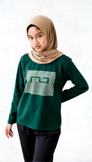 Love Youth Muslimah Top – Verse Long Sleeve