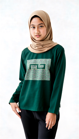 Love Youth Muslimah Top – Verse Long Sleeve