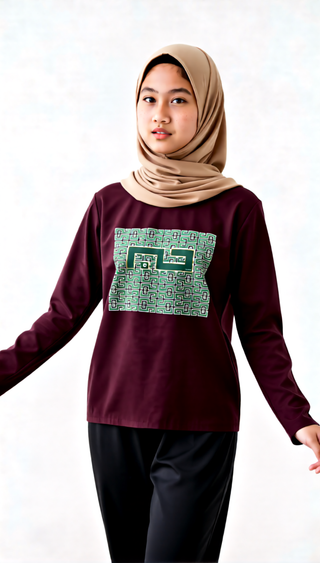 Love Youth Muslimah Top – Verse Long Sleeve