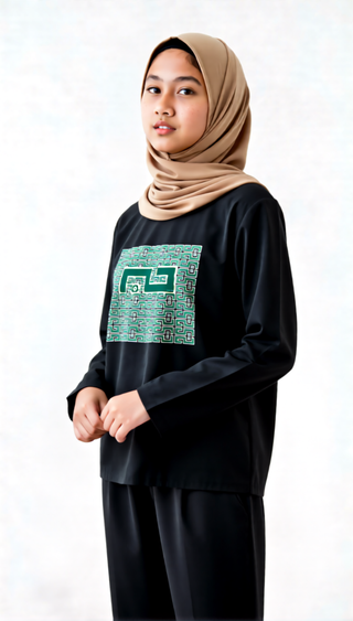 Love Youth Muslimah Top – Verse Long Sleeve